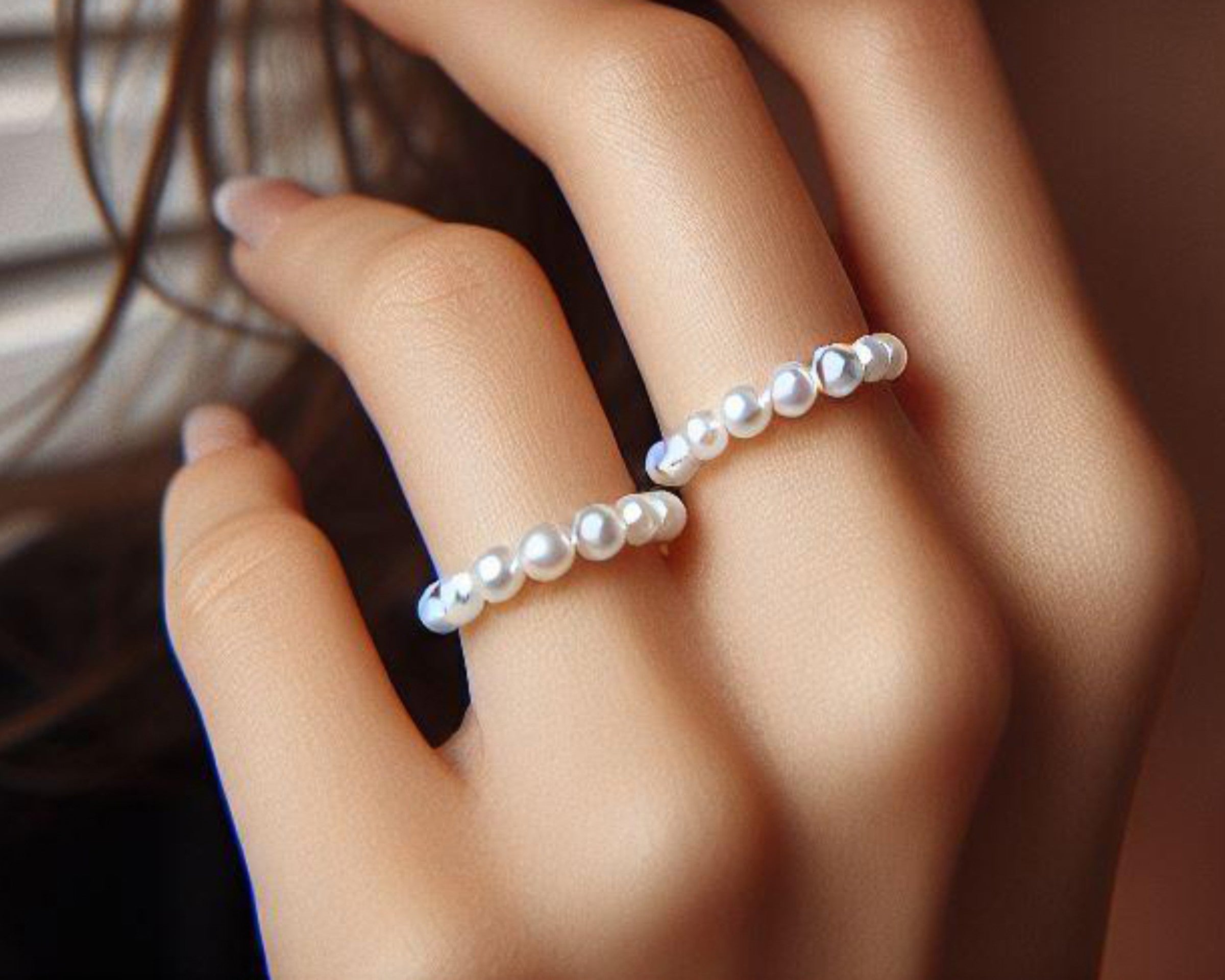 Crystal Beaded Rings