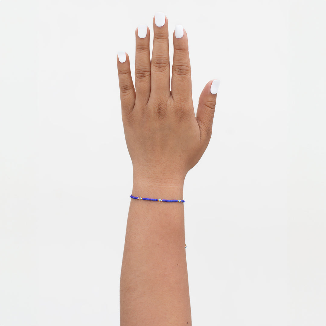 Starlight Shores Beaded String Bracelet
