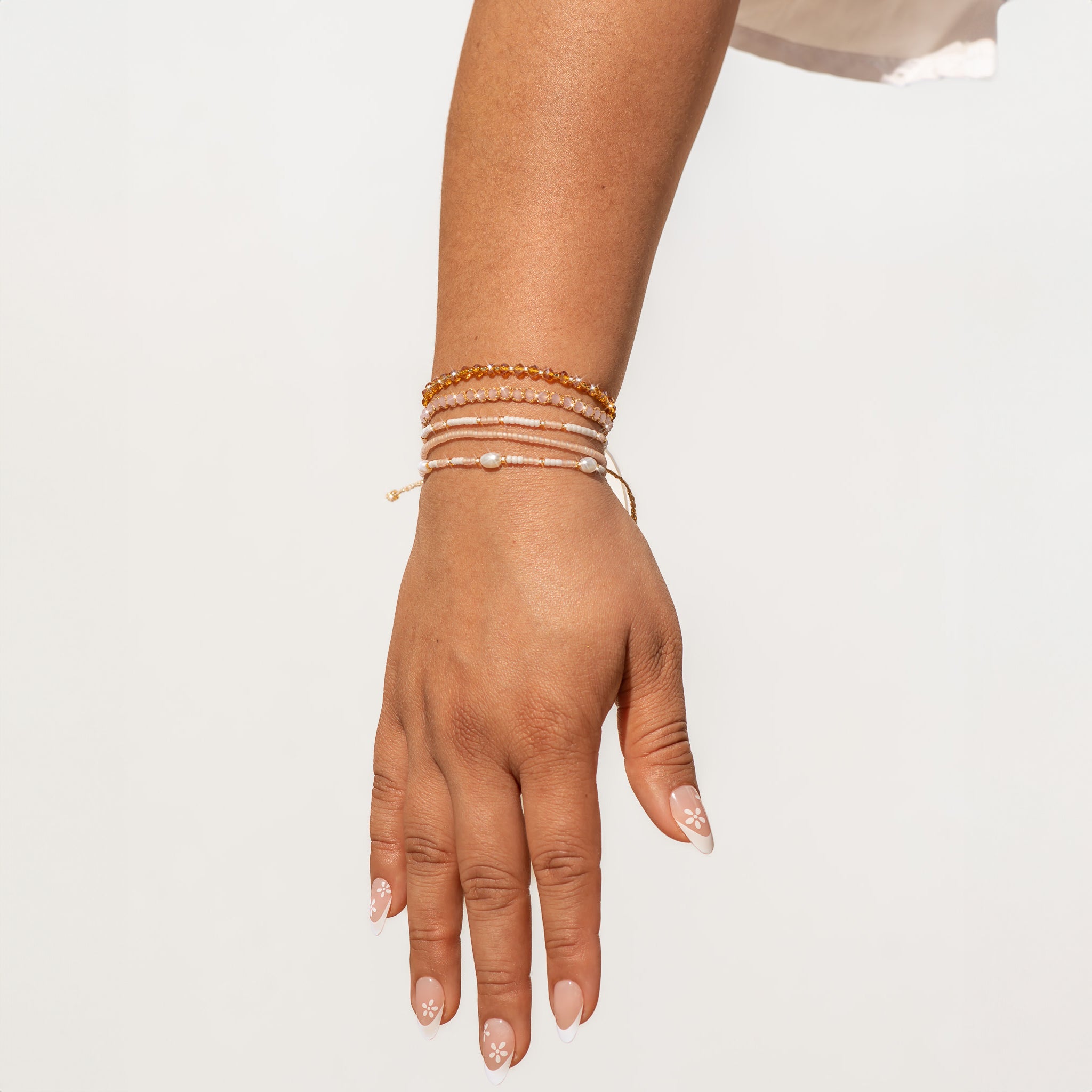Sun Kissed Pearls Full Bracelet Set