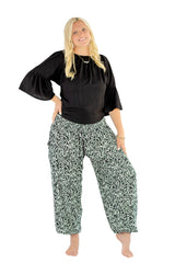 Plus Size Scrunched Bottom Pants