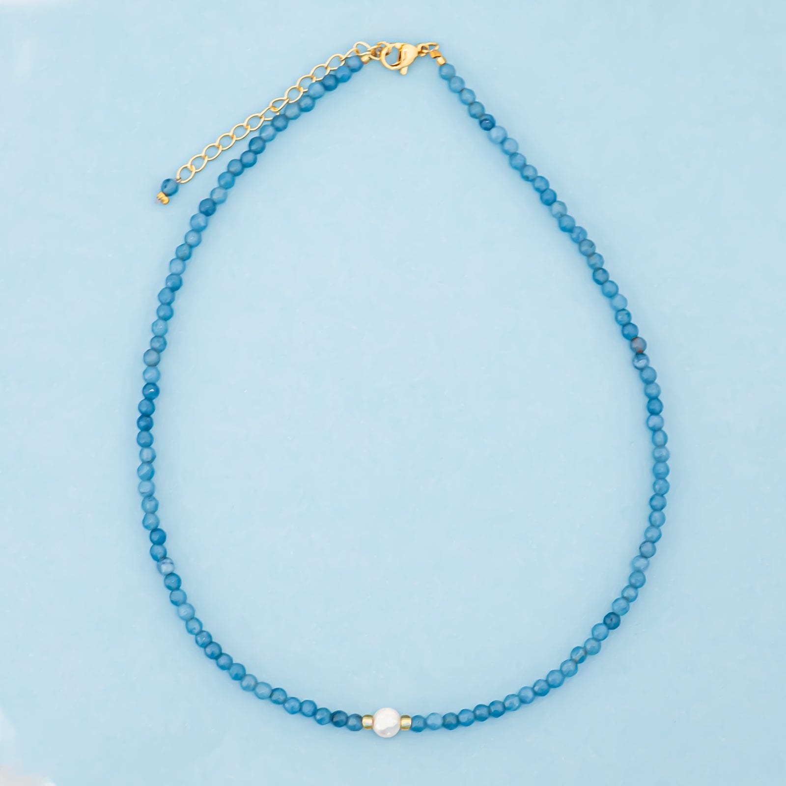 19 - Bright Blue Pearl Gold