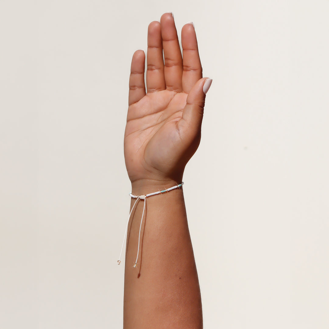 Ocean Pearl Beaded String Bracelet