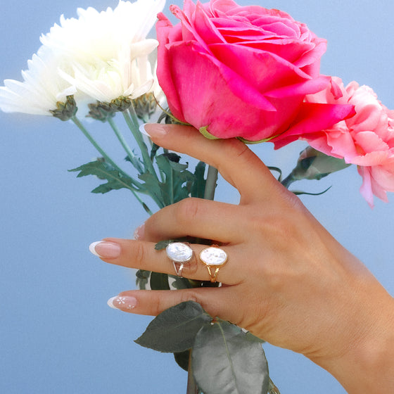Chunky Pearl Ring