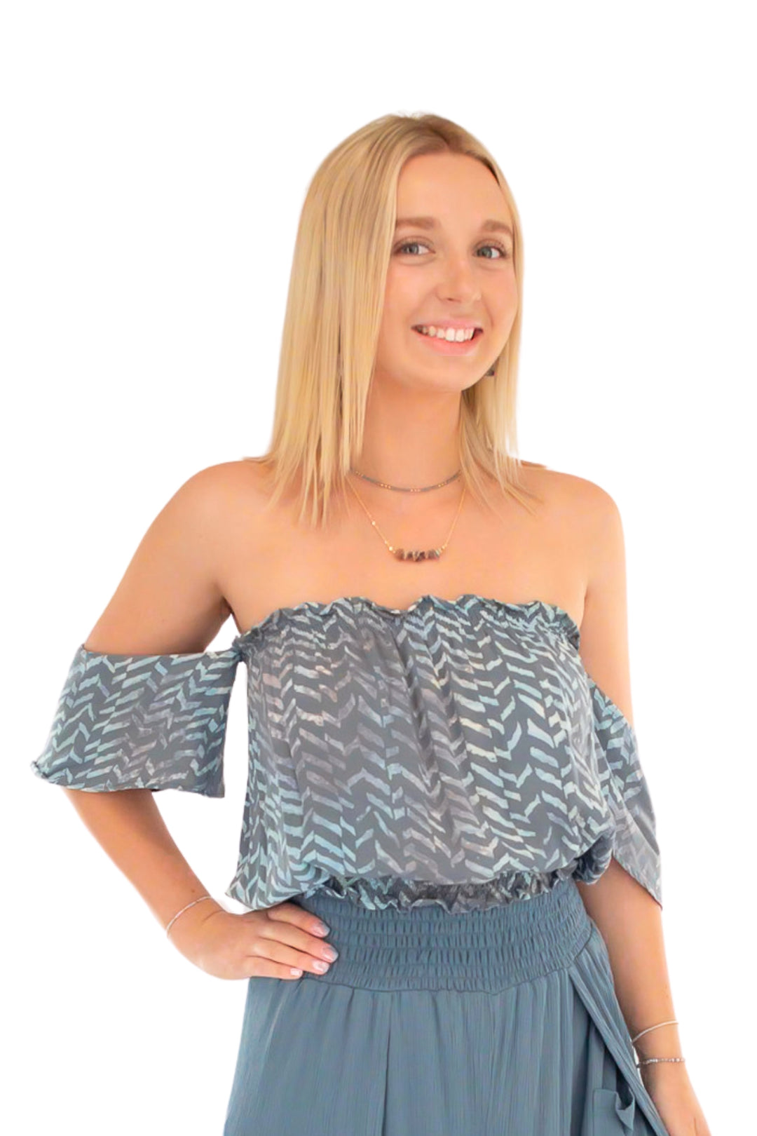 Off the Shoulder Crop Top