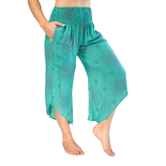 teal flower of life