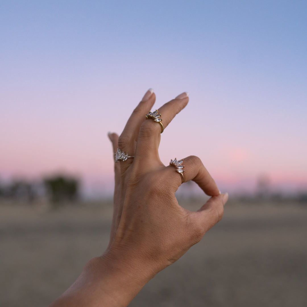 The Crystal Crown Ring
